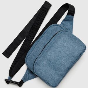 BAGGU DIGITAL DENIM FANNY PACK